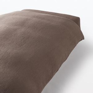 無印良品 リヨセルコットン二重ガーゼ掛ふとんカバー S 150×210cm用 ライトブラウン 良品計画