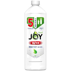 ジョイ JOY W除菌 食器用洗剤 緑茶 詰め替え 670mL 1個 P&G