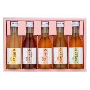 中田食品 ナカタ 紀州の梅酒 あじいろ 5本（柚子・黒糖・蜂蜜・にごり・しろ）180ml