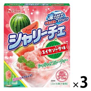 ハウス食品 シャリーチェ スイカソーダ味 180g 1セット（3個）シャリッと食感