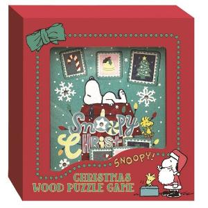 スヌーピー ウッドゲーム 1個 Wismettacフーズ クリスマス クッキー