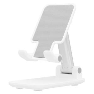 スマホスタンド ホワイト オウルテック 高さ調整 1個