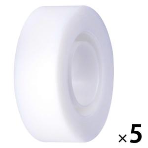 アスクル メンディングテープ 幅18mm×30m 小巻 1セット（5巻：1巻×5）