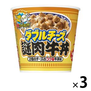 日清カップヌードル 謎肉ダブルチーズ牛丼 3個 日清食品