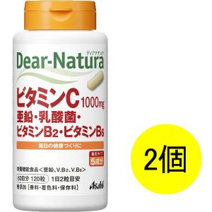 ディアナチュラ ビタミンC 亜鉛 乳酸菌 VB2 VB6 1セット アサヒグループ食品 サプリメント