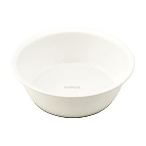 ユノア（YUNOA） 湯おけ 洗面器 底ゴム付き ニューホワイト