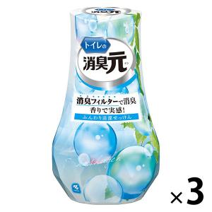 トイレの消臭元 トイレ用 ふんわり清潔せっけん 消臭剤 400ml 1セット小林製薬