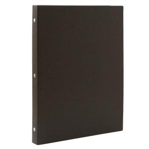 無印良品 バインダーA4 30穴 ダークグレー 182110098 良品計画