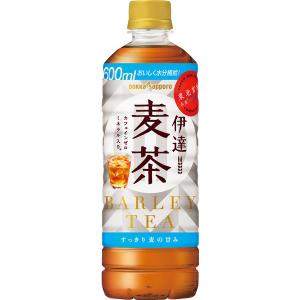 ポッカサッポロ 伊達 おいしい麦茶 525ml 1セット（6本）
