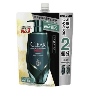 CLEAR（クリアフォーメン）メンズ スカルプシャンプー トータルケア 男性用 詰め替え 特大 560g ユニリーバ