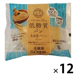 ピアンタ Cut and Slim 低糖質パン 北海道クリーム×12個の商品画像