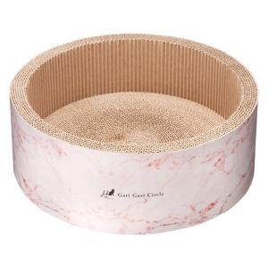 ミューガリガリサークル スクラッチャー マーブルローズピンク 1個 エイムクリエイツ