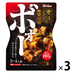 ハウス食品 凄味麻婆豆腐の素 香りの四川式 3個