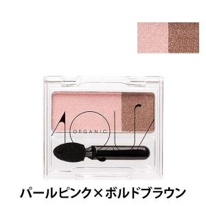 AQUA AQUA オーガニックデュオシャドー 02ピーチブラウン