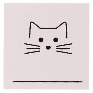ウッドスタンプ　手帳用　アイコン　ネコ　デルフォニックス