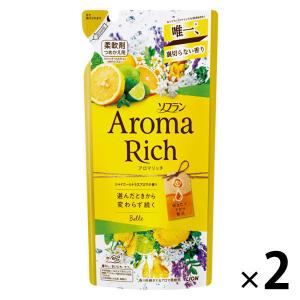 ソフランアロマリッチ ベル 詰め替え 400ml 1セット 柔軟剤 ライオン