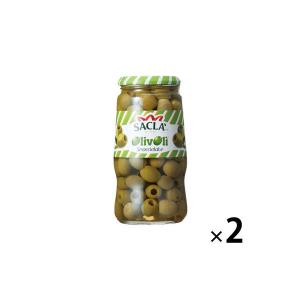 セール サクラ　グリーンオリーブ　種抜き　瓶　560g　1セット（2個）