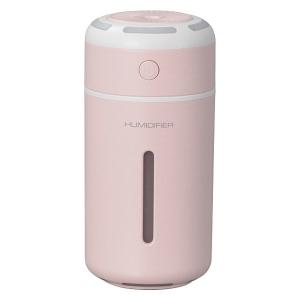 オーム電機 USB卓上加湿器 KIS-U230KA-P 08-3245 1個 デスクワーク リビング 寝室