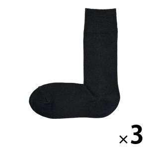 無印良品 足なり直角 かかとに合う 靴下 無地 紳士 24〜28cm
