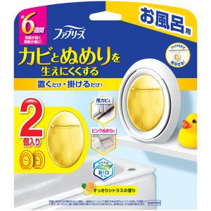 ファブリーズ 防カビ消臭剤 お風呂用 シトラスの香り 1パック（2個入）P&amp;G