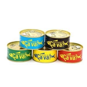 岩手缶詰 岩手県産 Ca va缶 5種アソート6缶入 鯖缶
