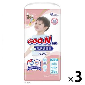 グーンプラス おむつ パンツ 肌快適設計 BIG ビッグ 1セット 大王製紙