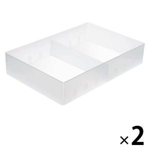 無印良品 ポリプロピレンデスク内整理トレー4 約134×200×40mm