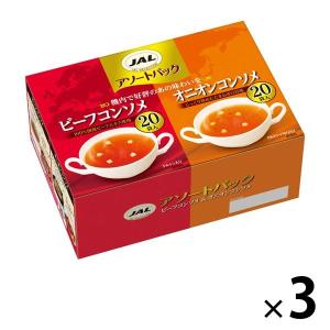 JALスープアソートパック（40袋入）3個 明治