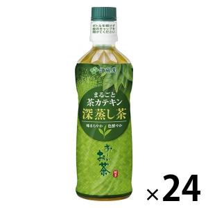 伊藤園 まるごと茶カテキン 深蒸し茶 おーいお茶 475ml 1箱（24本入）