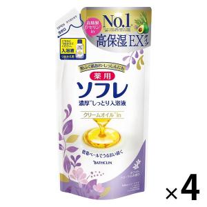 薬用ソフレ濃厚しっとりスキンケア入浴液 Ｗフローラル