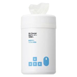 OAクリーナー 除菌99％ ウイルス除去 ボトルタイプ ウェットティッシュ 本体 1個 アスクル限定 オリジナル