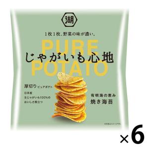 アウトレット 湖池屋 じゃがいも心地 有明海の恵み 焼き海苔 1セット（6袋）