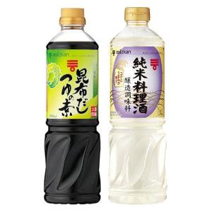 　ミツカン　昆布だしつゆの素３倍　800ml ＋純米料理酒　1L