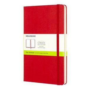 モレスキン クラシックノートブック ハードカバー ラージ 無地 スカーレットレッド 赤 1冊 QP062R