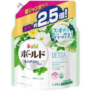 ボールド グリーンガーデン&ミュゲの香り 詰め替え 超ジャンボ 1490g 1セット 洗濯洗剤 P&G