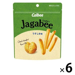 カルビー スタンドパウチ Jagabee うすしお味 40g 6袋 スナック菓子 おつまみ
