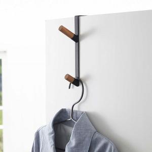 tower ドアハンガー ブラック 1個 山崎実業