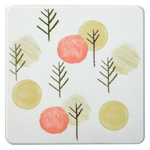 karari（カラリ） 珪藻土 コースタースクエア フォレスト 1個 アネスティカンパニー