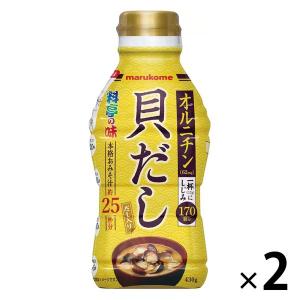 マルコメ 液みそ 貝だし 430g 2本