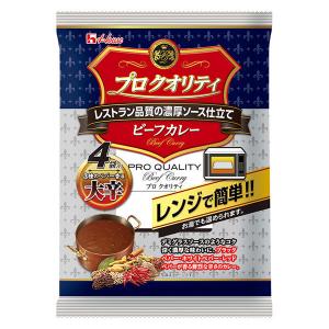 ハウス食品 プロクオリティ ビーフカレー 大辛（4袋入） 1個 レンジ対応