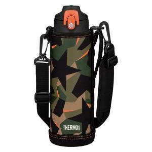 サーモス 水筒 真空断熱2ウェイボトル 1000ml 子供 グリーンカモフラージュ FJJ-1000WF 1個 ECO