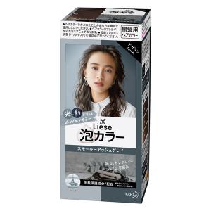 liese 泡カラー スモーキーアッシュグレイ 花王