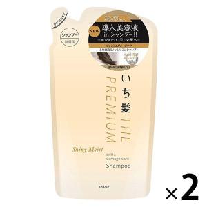 いち髪 ザプレミアムエクストラダメージケア シャンプー シャイニーモイスト 詰め替え 340ml 2個 クラシエ