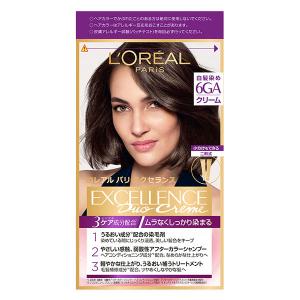 ロレアル パリ エクセランス R クリームタイプ 6GA グレーがかったやや明るい栗色