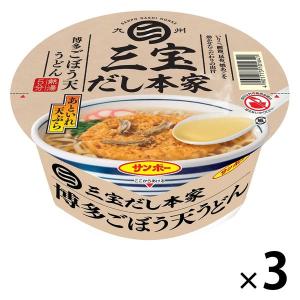 サンポー食品 ごぼう天うどん 3個