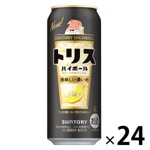 ハイボール　トリスハイボール　おいしい濃いめ　500ml　1ケース(24本)　缶　サントリー