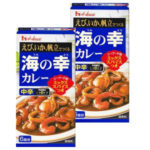 ハウス食品 海の幸カレー 中辛  カレールー 120g 1セット