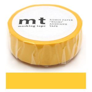 カモ井加工紙 マスキングテープ mt イエロー 幅15mm 1巻 MT01P184R