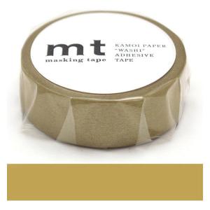 カモ井加工紙 マスキングテープ mt 金 幅15mm 1巻 MT01P205R