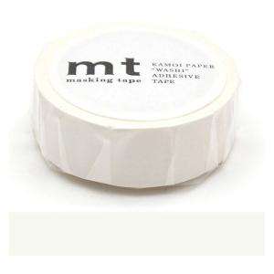 カモ井加工紙 マスキングテープ mt マットホワイト 幅15mm 1巻 MT01P208R